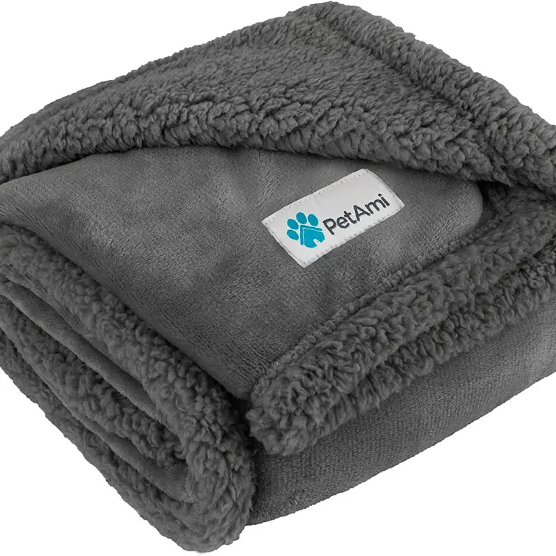 Dog Blanket Soft Sherpa Reversible for Comfort