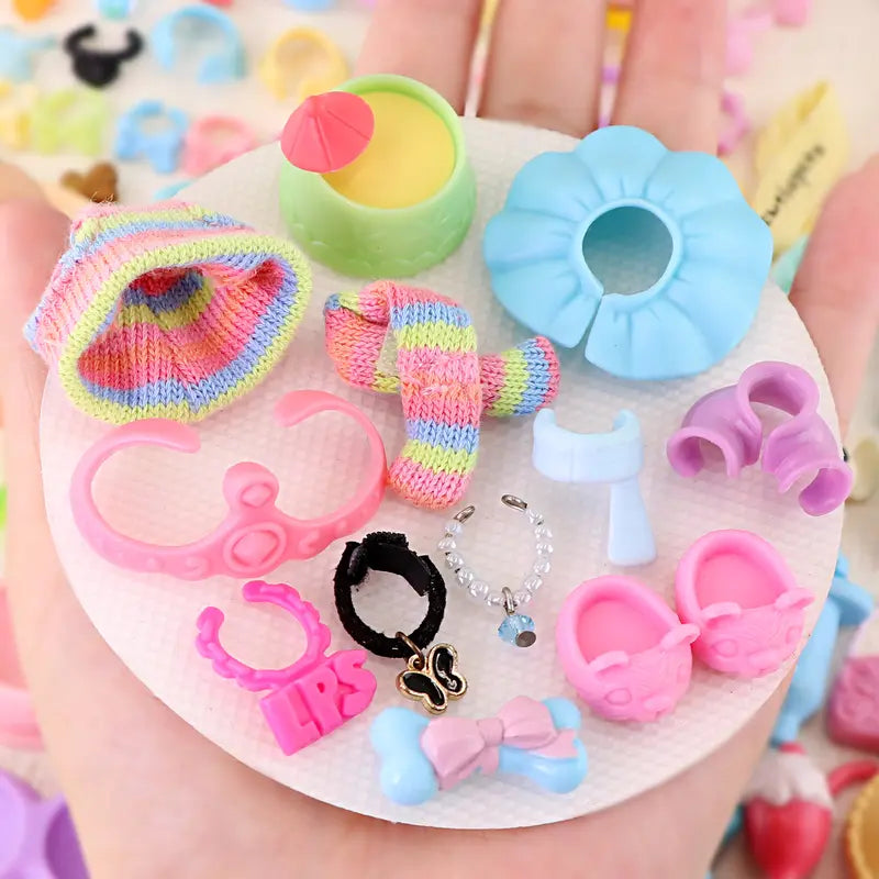 Cute Accessories for Dogs and Cats,Necklace Collar Clothes Glasses Hat Laptop Bow Food and Drink Fit for Shorthair Cat Collie Dachshund Cocker Spaniel Great Dane Deer Pet Figure