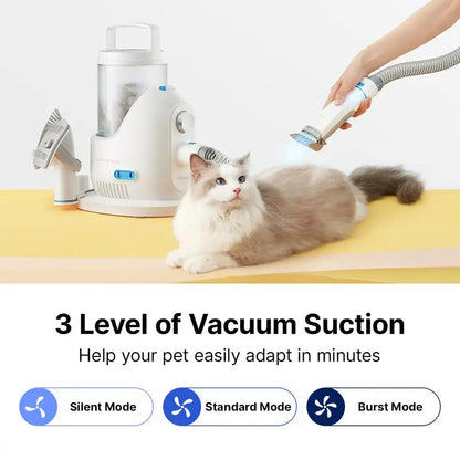 Neakasa P2 Pro Pet Grooming System for Dogs Cats Grooming Kit, Dog Clippers Vacuum Suction 99% Hair, 5 Proven Tools, 2L Dustbin for Dogs Cats Animals