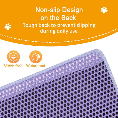 Honeycomb Cat Litter Trapping Mat (32 x 22 in)