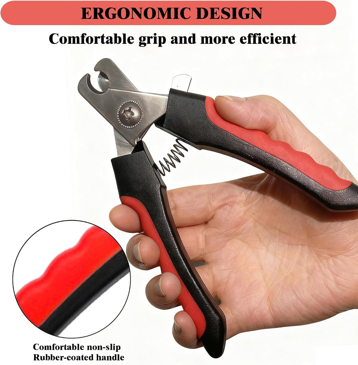 Dog Nail Clippers and Trimmers with Safety Guard for Large Dogs