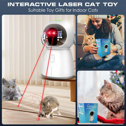 Automatic Motion-Activated Cat Laser Toy (Rechargeable)