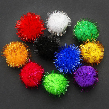 30 Pack Sparkle Balls - Interactive Cat & Kitten Toys