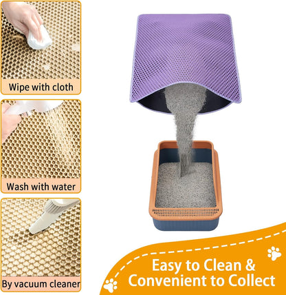 Honeycomb Cat Litter Trapping Mat (32 x 22 in)