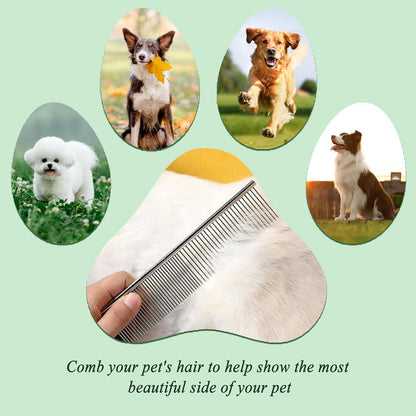 3 Pack Metal Comb for Dogs, Cat, Large Medium Small