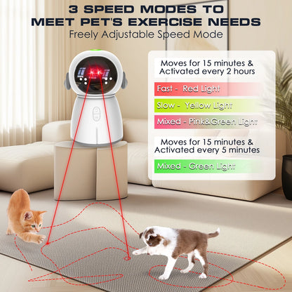 Automatic Motion-Activated Cat Laser Toy (Rechargeable)