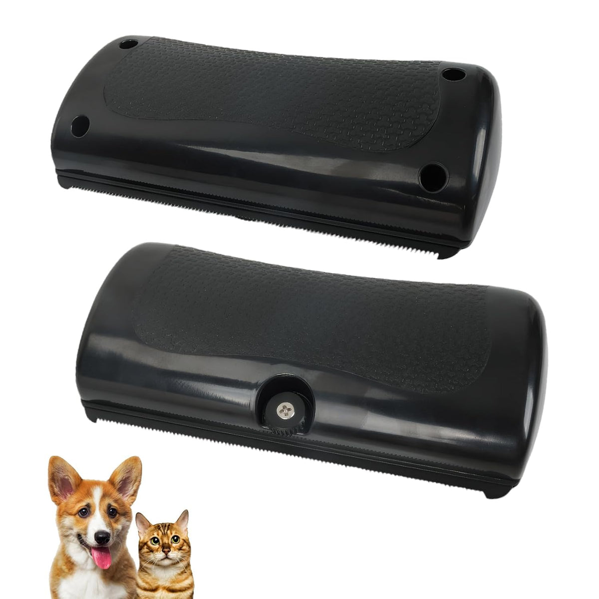 2 PCS Deshedding Dog Brush, Cat Deshedding Brush, Practical Cat Groomer, Suitable for Tangled Hair and Loose Hair, Ergonomic