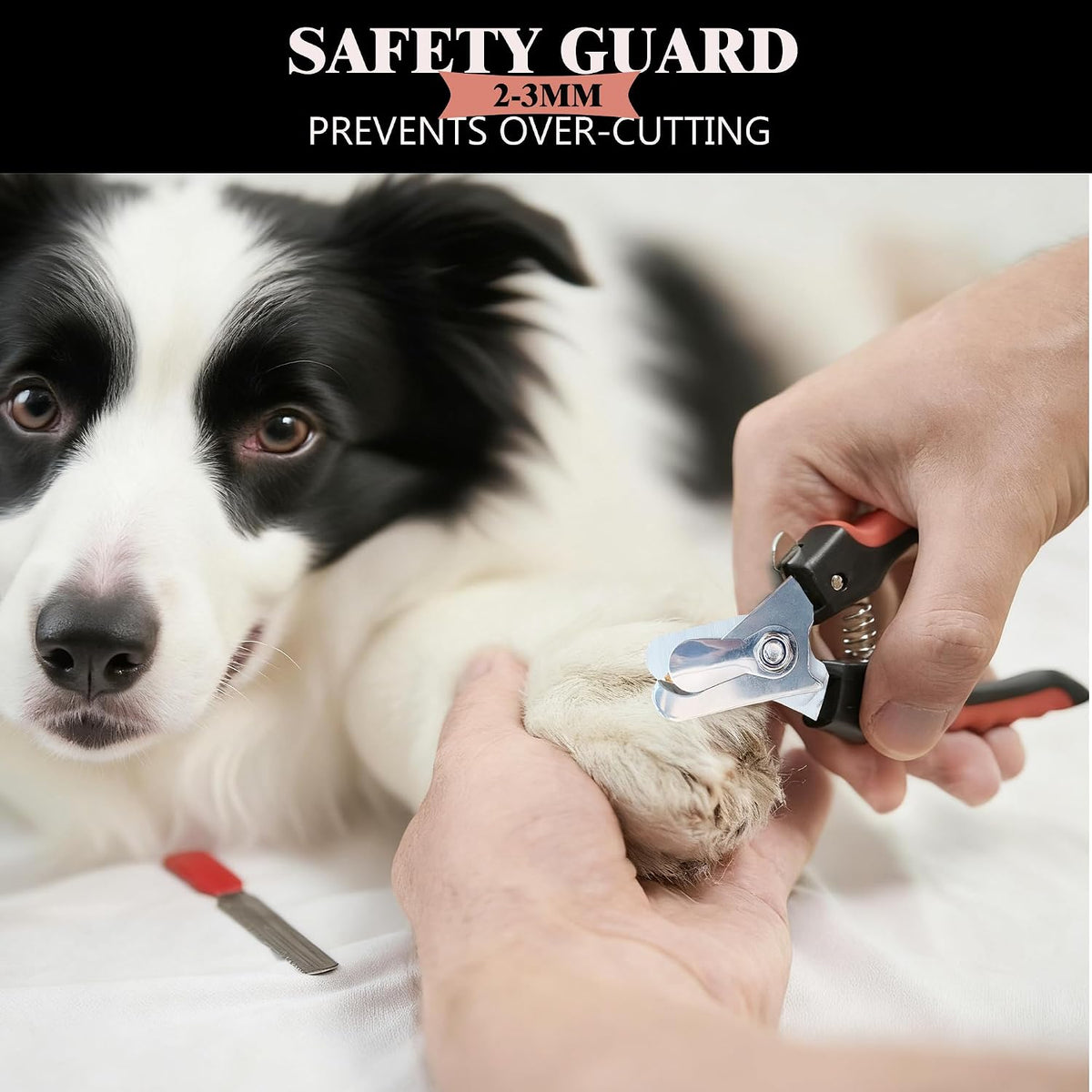 Dog Nail Clippers and Trimmers with Safety Guard for Large Dogs