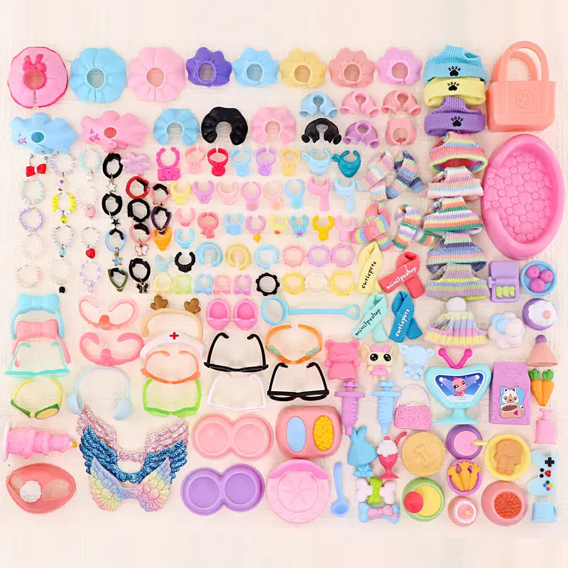 Cute Accessories for Dogs and Cats,Necklace Collar Clothes Glasses Hat Laptop Bow Food and Drink Fit for Shorthair Cat Collie Dachshund Cocker Spaniel Great Dane Deer Pet Figure