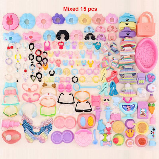 Cute Accessories for Dogs and Cats,Necklace Collar Clothes Glasses Hat Laptop Bow Food and Drink Fit for Shorthair Cat Collie Dachshund Cocker Spaniel Great Dane Deer Pet Figure