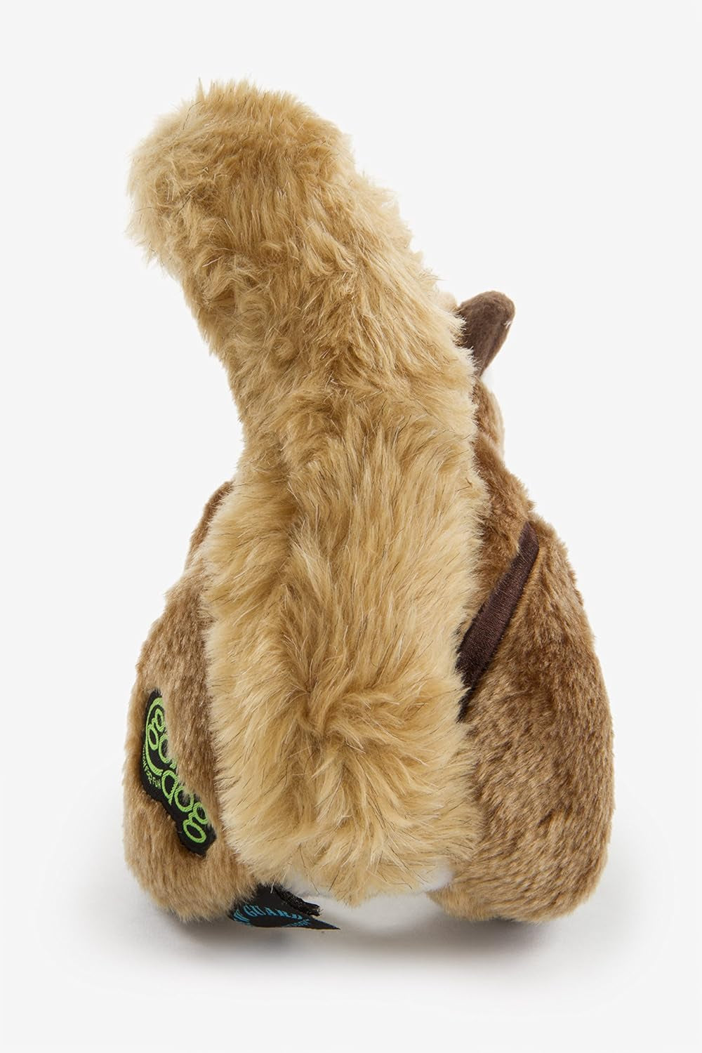 Wildlife Chipmunk Squeaky Plush Dog Toy, Chew Guard Technology - Brown, Large